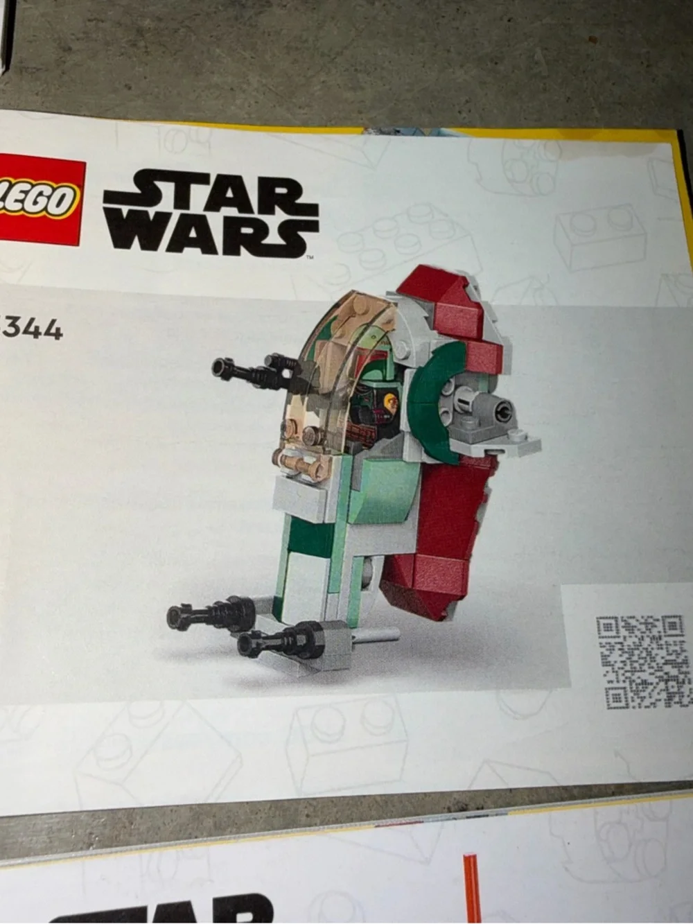 Lego Star Wars‎ Instruction Booklets - White, Red, Blue, Green, Yellow, Black